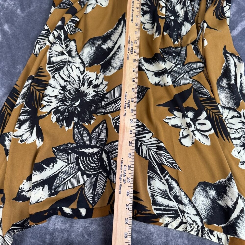 Linea by Louis Dell'Olio Open Front Cardigan Kimono Top Women L Art Floral - Picture 8 of 8